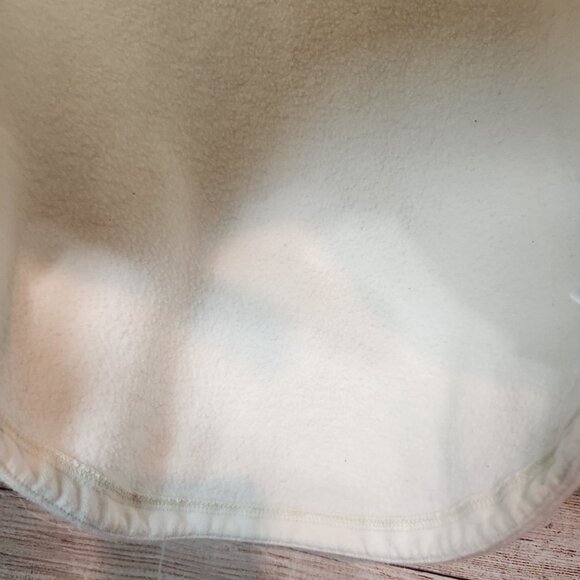 The North Face Half Dome Sweatshirt Hoodie Pullover Size L Ivory Pink Blue Women - Picture 9 of 16